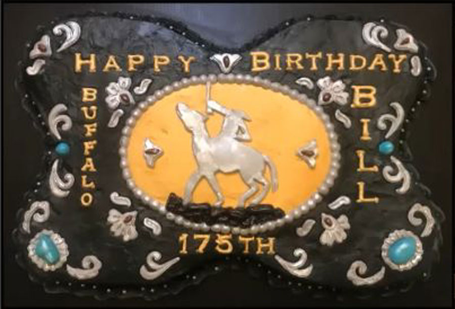 2nd Place, Kellie Edwards' Buffalo Bill Belt Buckle Cake
