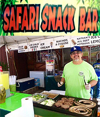 We'll have lunch at Big Cat's Safari Snack Bar