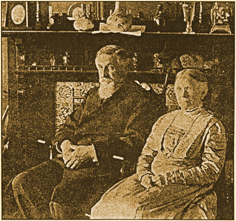 Elder and Mrs. Cody, taken at the celebration of their Golden Wedding, October, 1911