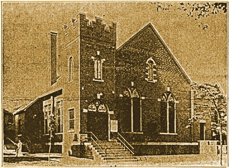 The Gospel Church, Cedar Avenue and East 74th St. in Cleveland.